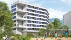 In der Andechsstraße (Bild li.) errichtet die NHT ein Gebäude nur für Studenten und Lehrlinge ...