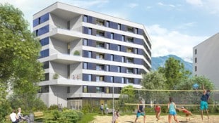 In der Andechsstraße (Bild li.) errichtet die NHT ein Gebäude nur für Studenten und Lehrlinge ...