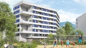 In der Andechsstraße (Bild li.) errichtet die NHT ein Gebäude nur für Studenten und Lehrlinge ...