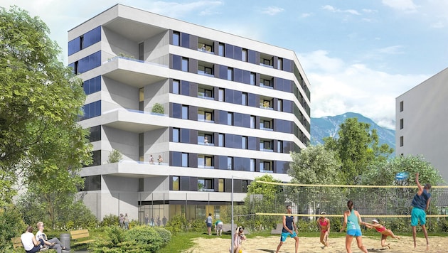 In der Andechsstraße (Bild li.) errichtet die NHT ein Gebäude nur für Studenten und Lehrlinge ...