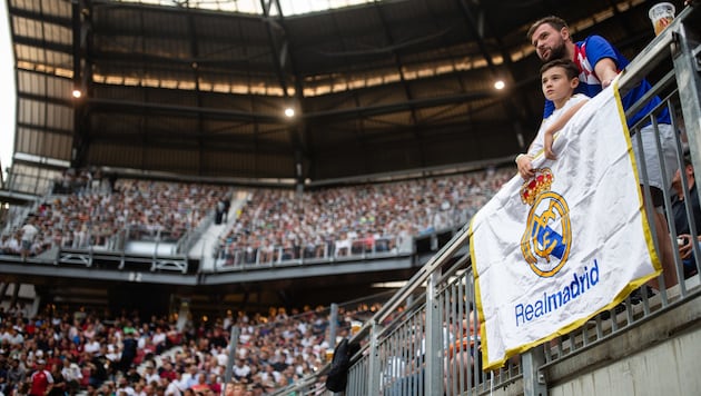 Wie schon 2021 bringt Real Madrid das Klagenfurter Stadion an die Kapazitätsgrenze.