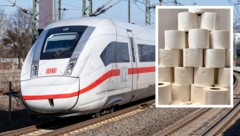 In dem ICE wurde das Klopapier vor Abfahrt nicht aufgefüllt. (Symbolbild) 