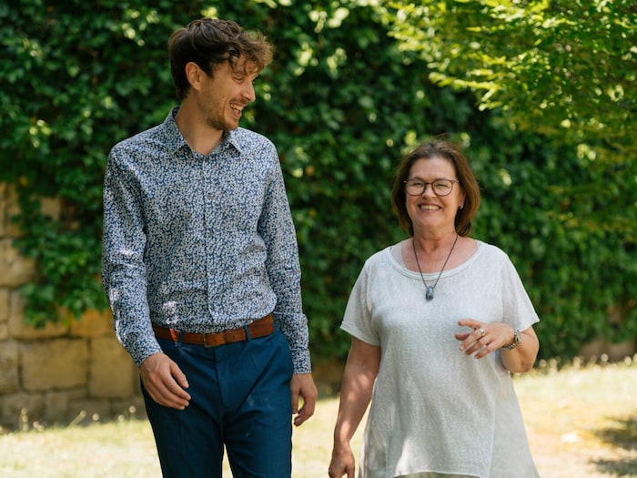 Grüne auf Tour: Klubchefin Paul-Kientzl und Abgeordneter Juranich.