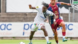 Seedy Jatta traf zwar nicht, rackerte aber gegen Pogon Stettin wieder unermüdlich.