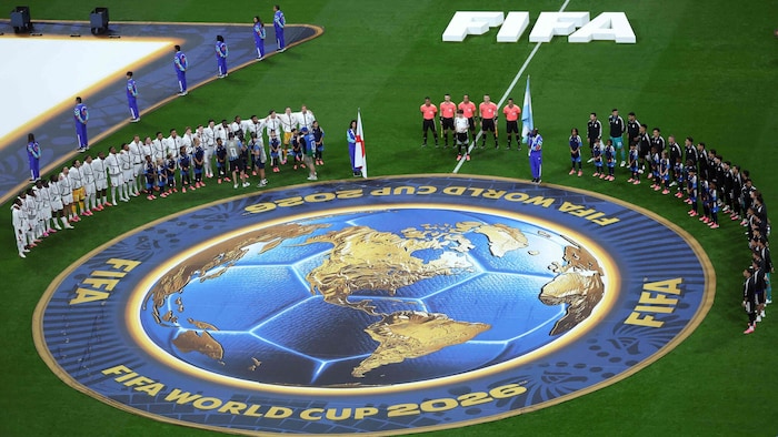There was loud booing during both nations’ national anthems.