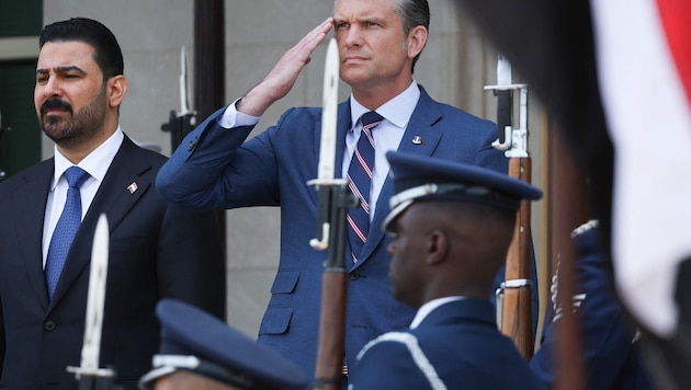 Kriegsminister Hegseth fällt regelmäßig mit eigenwilligen Aussagen auf.