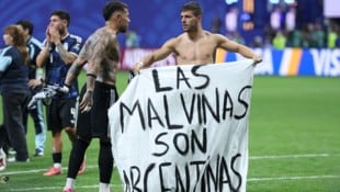 Das Banner, das für Wirbel sorgt ...