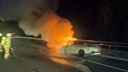 Der Motorraum stand im Vollbrand.