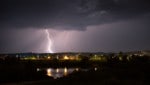 Ein Gewitter über Kroatien (Symbolbild)