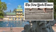 So schön – glasklares Wasser und eine Hommage an die Wiener Literaten. Dass das Thermalbad in ...