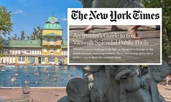 So schön – glasklares Wasser und eine Hommage an die Wiener Literaten. Dass das Thermalbad in ...