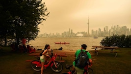 Rund um Toronto wüten Waldbrände – der Rauch zieht bis nach New York. 