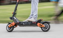 Der E-Scooter war viel zu schnell.