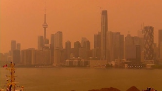 Rund um Toronto (Bild) wüten Waldbrände – der Rauch zieht bis nach New York.