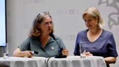 Elke Kahr und Judith Schwentner werden weiter die Grazer Stadtspitze bilden.