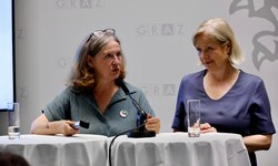 Elke Kahr und Judith Schwentner werden weiter die Grazer Stadtspitze bilden.