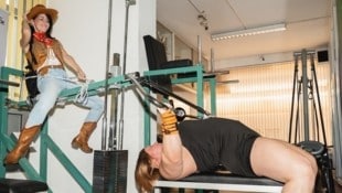 Anna Karrila freute sich über 193 Wiederholungen beim Bankdrücken.
