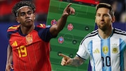 Yamal (li.) und Messi sollten heute gesetzt sein – oder sehen Sie das anders?