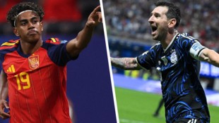 Lamine Yamal und Lionel Messi