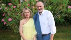 Doskozil und seine Frau am Donnerstag in Mörbisch