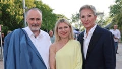 Ehrensache: Alfons Haider nahm Landeshauptmann Hans-Peter Doskozil und Ehefrau Julia in Empfang.