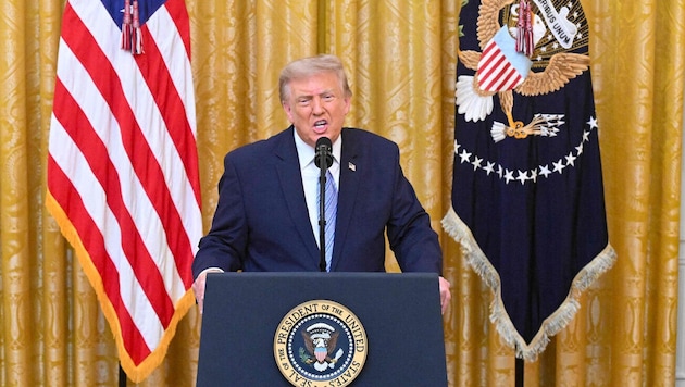 US-Präsident Donald Trump ist überzeugt davon, dass Chinas Regierung seit 2020 US-Wählerdaten ...