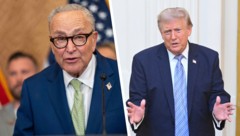 Der Demokrat Chuck Schumer sieht in Trumps Rede einen „erbärmlichen Versuch, das zu leugnen, was ...