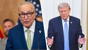 Der Demokrat Chuck Schumer sieht in Trumps Rede einen „erbärmlichen Versuch, das zu leugnen, was ...