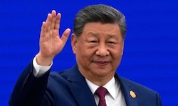 Chinas Staatschef Xi Jinping bei der Eröffnung der World AI Conference in Shanghai.
