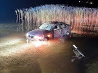 Der Mann kam in Schiefling von der Straße ab. 