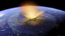 Vor 66 Millionen Jahren führte der Einschlag eines Asteroiden zu einem Massensterben auf der ...