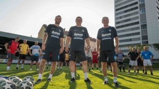 Trainer-Trio: Jakob Jantscher, Hannes Reinmayr und Walter Schachner.