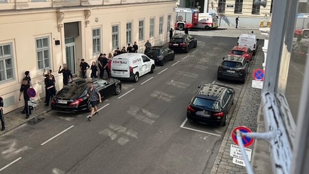 Die Marokkanerkaserne wurde evakuiert.
