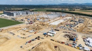 Auf diesem Areal in Kronstorf entsteht das erste Rechenzentrum von Google in Österreich.