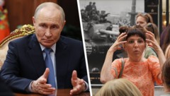 Während Putin weiterhin versucht zu beschwichtigen, haben die Russen den Krieg offensichtlich ...