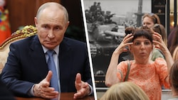 Während Putin weiterhin versucht zu beschwichtigen, haben die Russen den Krieg offensichtlich ...