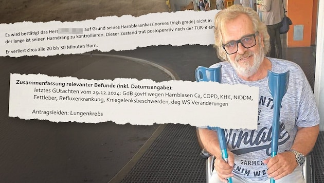 Jann Z. (71) ist schwer krank. Jeder Schritt fällt ihm schwer – trotzdem kämpft er um einen ...