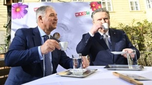 Gesprächsprotokolle dokumentieren das Politverständnis von Wiens WKO-Chef Walter Ruck (li.). ...