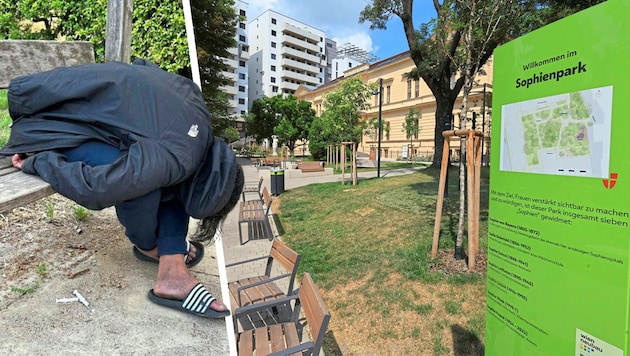 Drogen- oder Alkoholkranke weichen mittlerweile auf den Minna-Lachs-Park oder das Sophie 7 aus.