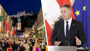 Die Salzburger Festspiele werden am 26. Juli unter anderem von Vizekanzler und Kulturminister ...
