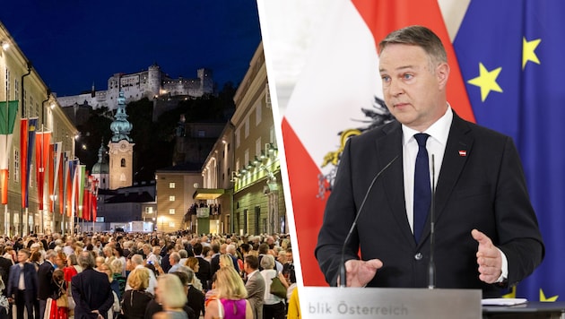 Die Salzburger Festspiele werden am 26. Juli unter anderem von Vizekanzler und Kulturminister ...