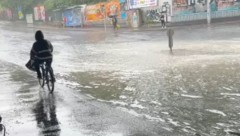 Stellenweise kamen in kürzester Zeit 48 Liter Regen pro Quadratmeter vom Himmel.