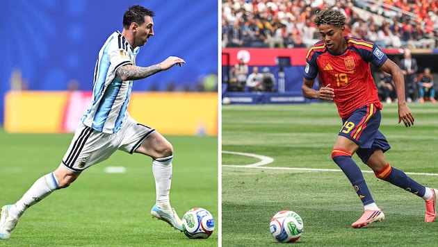 Lionel Messi und Lamine Yamal – welcher dieser beiden Superstars geht heute im WM-Finale baden?