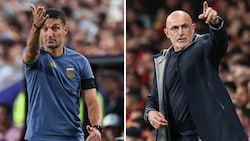 Das WM-Finale gibt ein besonderes Trainerduell her. Argentiniens Scaloni (li.) trifft auf „Furia ...