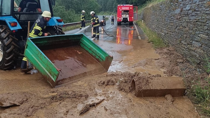 Die Feuerwehr Altenmarkt stand im Einsatz.