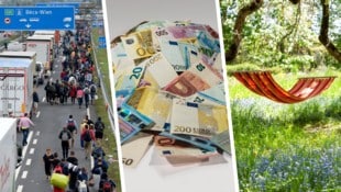 Ein Flüchtlingsstrom anno 2015 im Jahr der Massenzuwanderung an der österreichischen Grenze. Bis ...