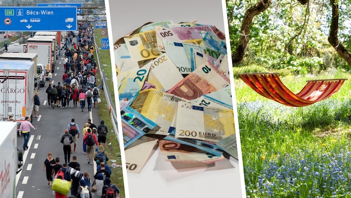 Ein Flüchtlingsstrom anno 2015 im Jahr der Massenzuwanderung an der österreichischen Grenze. Bis ...