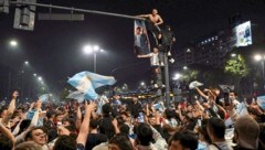 Die Freude der Fans in Argentinien ist grenzenlos.