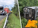 Am Auto entstand Totalschaden.