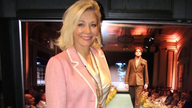 Unternehmerin Nadja Swarovski präsentiert erstmals ein britisches Luxuslabel in Tirol.